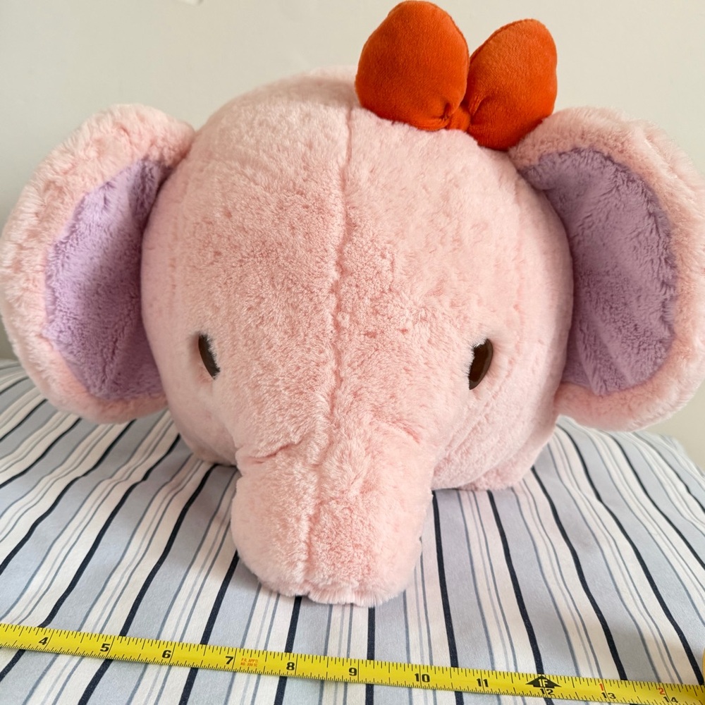 NWT AMUSE pink elephant plush